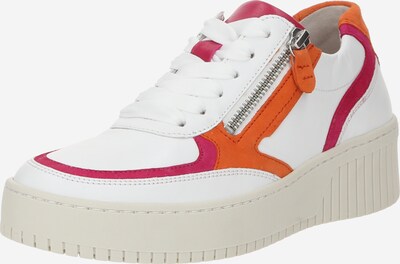 GABOR Sneakers in Orange / Dark pink / White, Item view