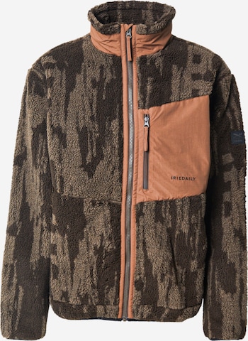 Veste en polaire 'Flawless' Iriedaily en marron : devant