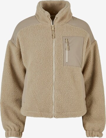 Urban Classics Between-Season Jacket in Beige: front