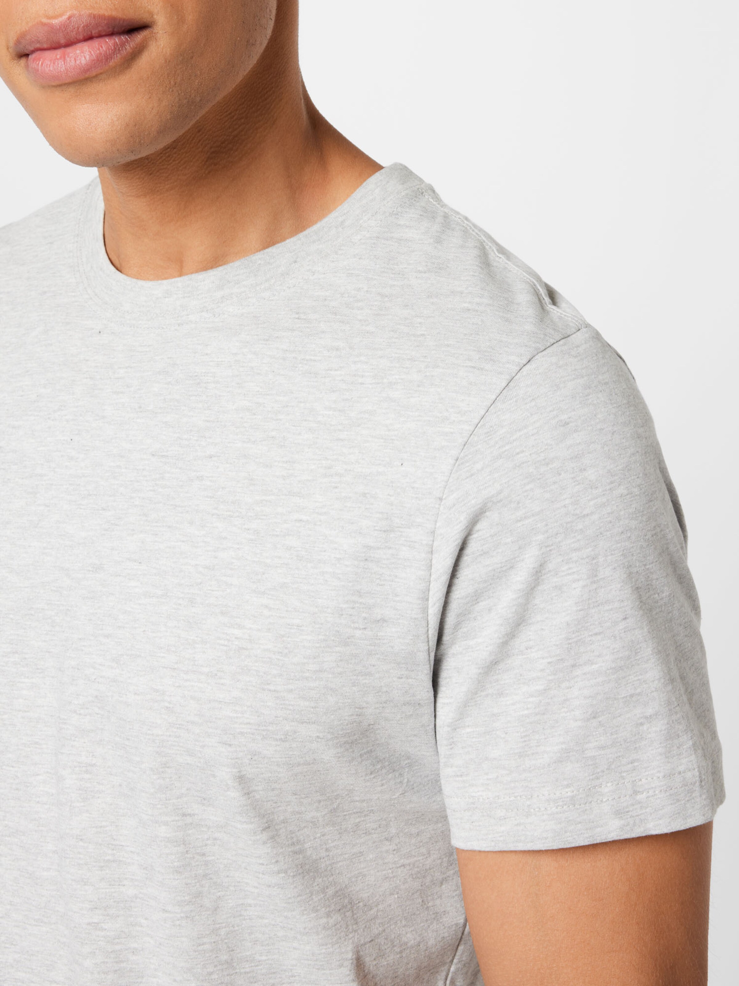Männer Shirts WEEKDAY T-Shirt in Graumeliert - BR27857 Männer Shirts WEEKDAY T-Shirt in Graumeliert - BR27857