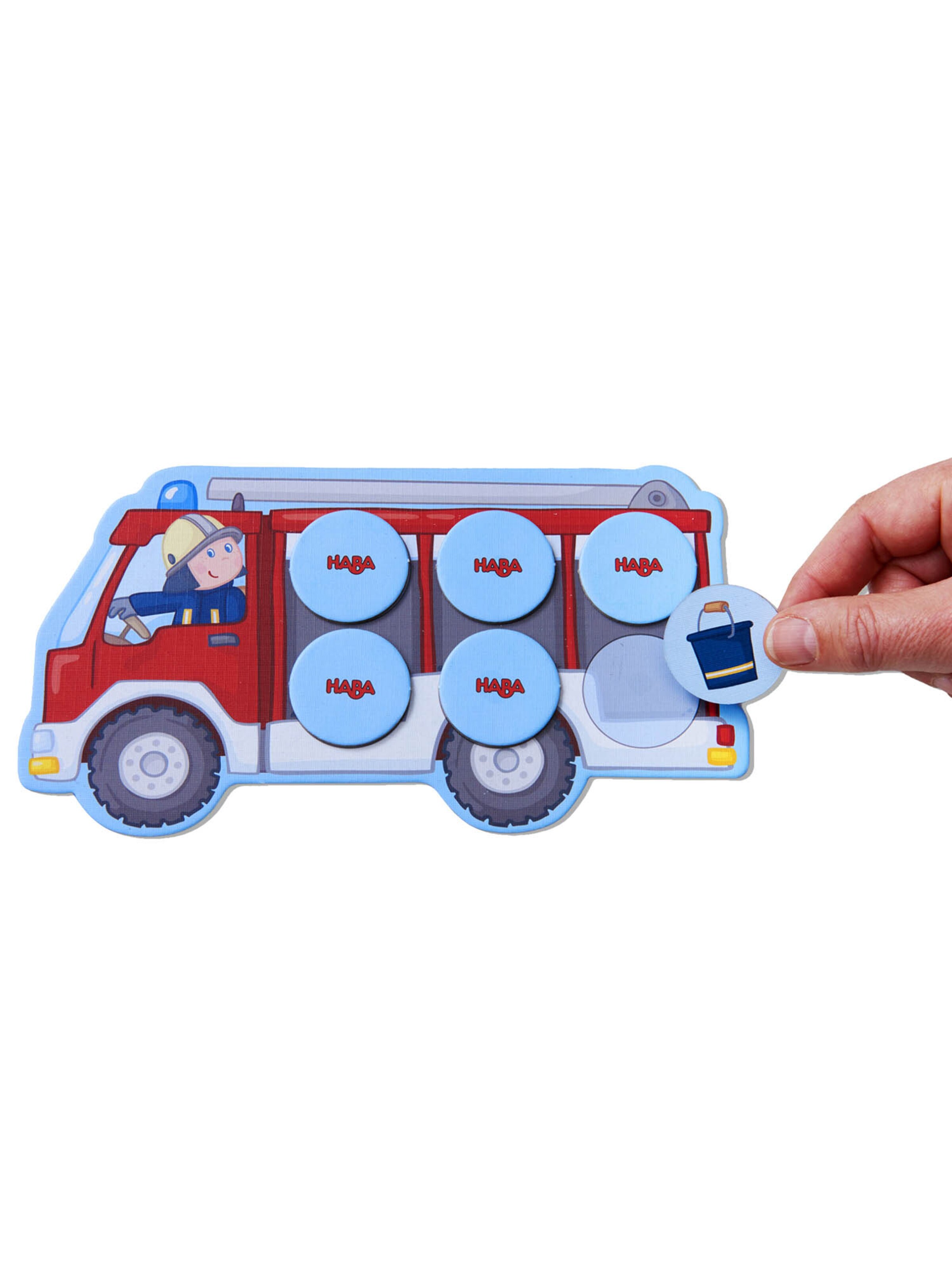 Jeux ' Feuerwehr ' HABA en mélange de couleurs