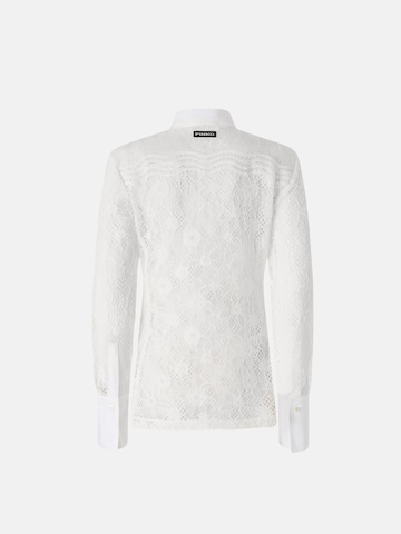 Chemisier 'PINKO COLINE CAMICIA PIZZO REBRODE CAMICIA' PINKO en blanc