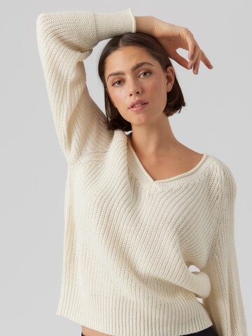 VERO MODA Sweater 'SAYLA' in Beige