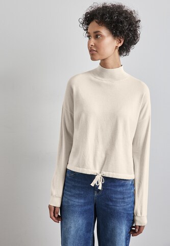 STREET ONE Pullover in Weiß