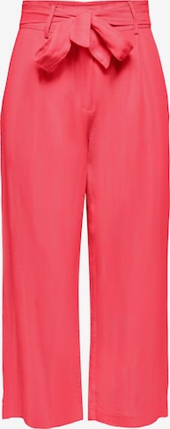 ONLY Pleat-Front Pants 'Caro' in Pink: front