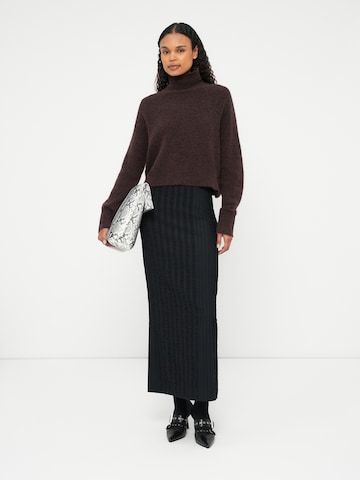 Samsøe Samsøe - Pullover 'NOLA' em castanho