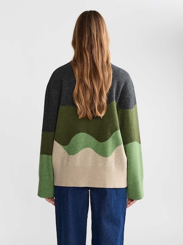Yahmo Oversized sweater 'Lani' in Green
