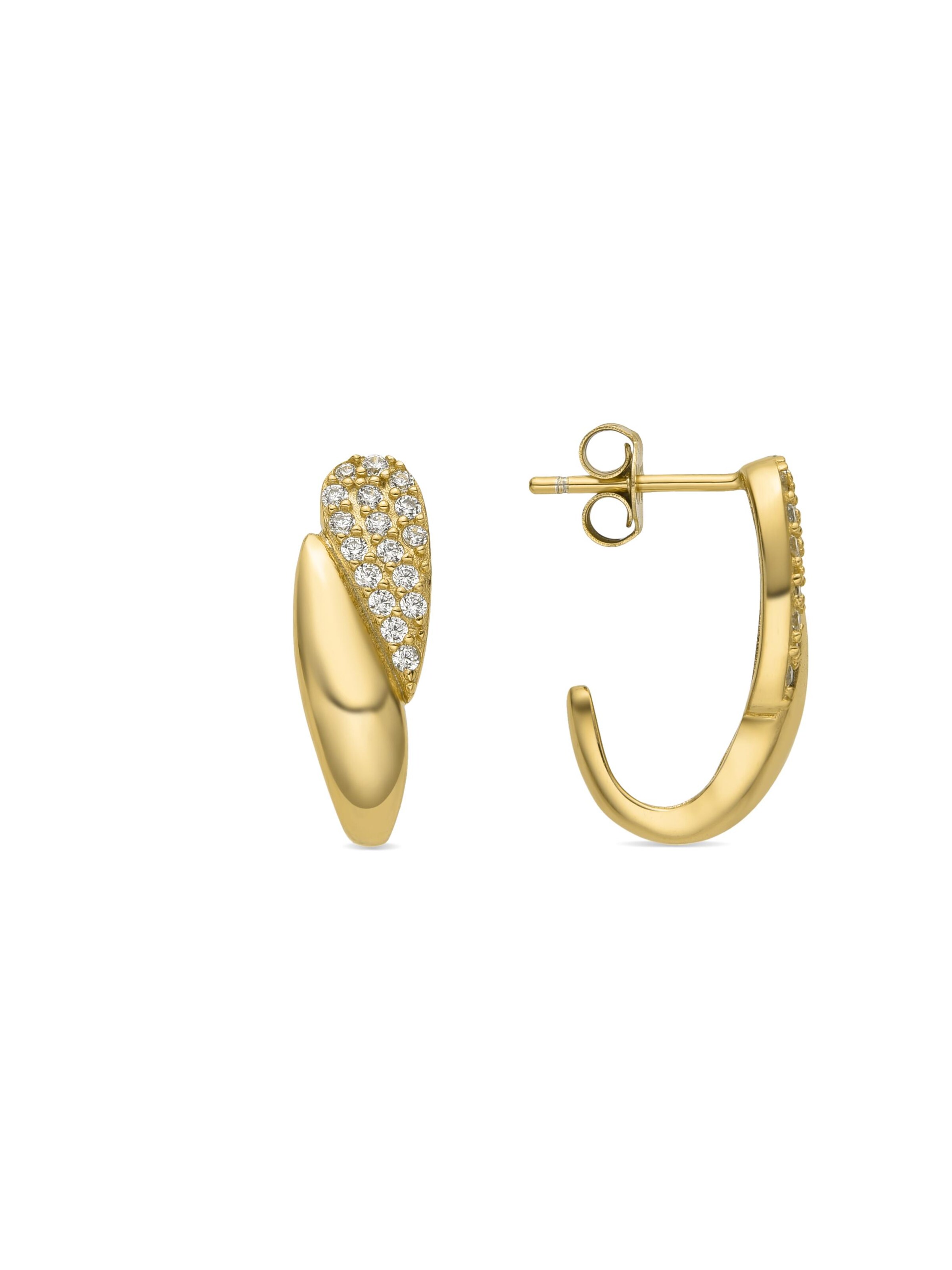 Luxenter Ohrringe 'ANGRIL'‌‌‌‌‌‌‌ in weiß, Produktansicht