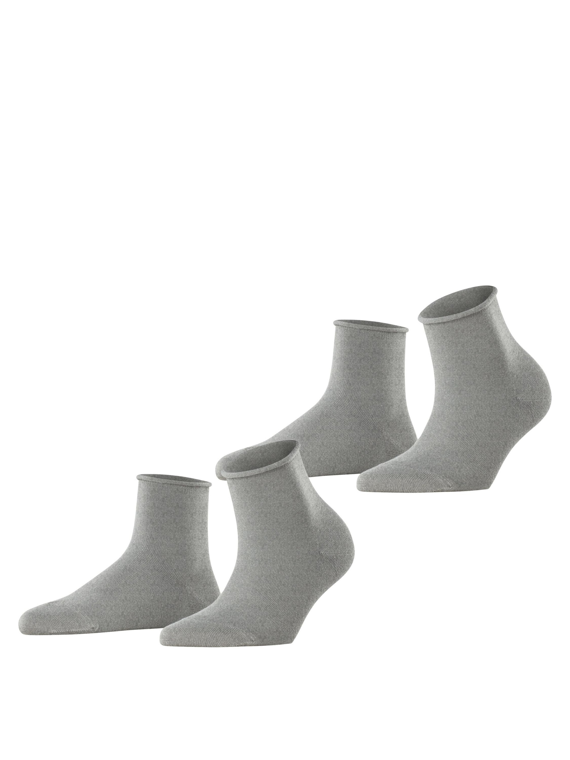 ESPRIT Socken 'Basic Pure 2-Pack'‌‌ in Grau: Vorderseite