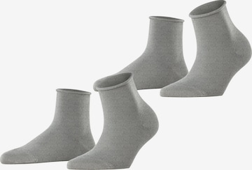ESPRIT Socken 'Basic Pure 2-Pack' in Grau: Vorderseite