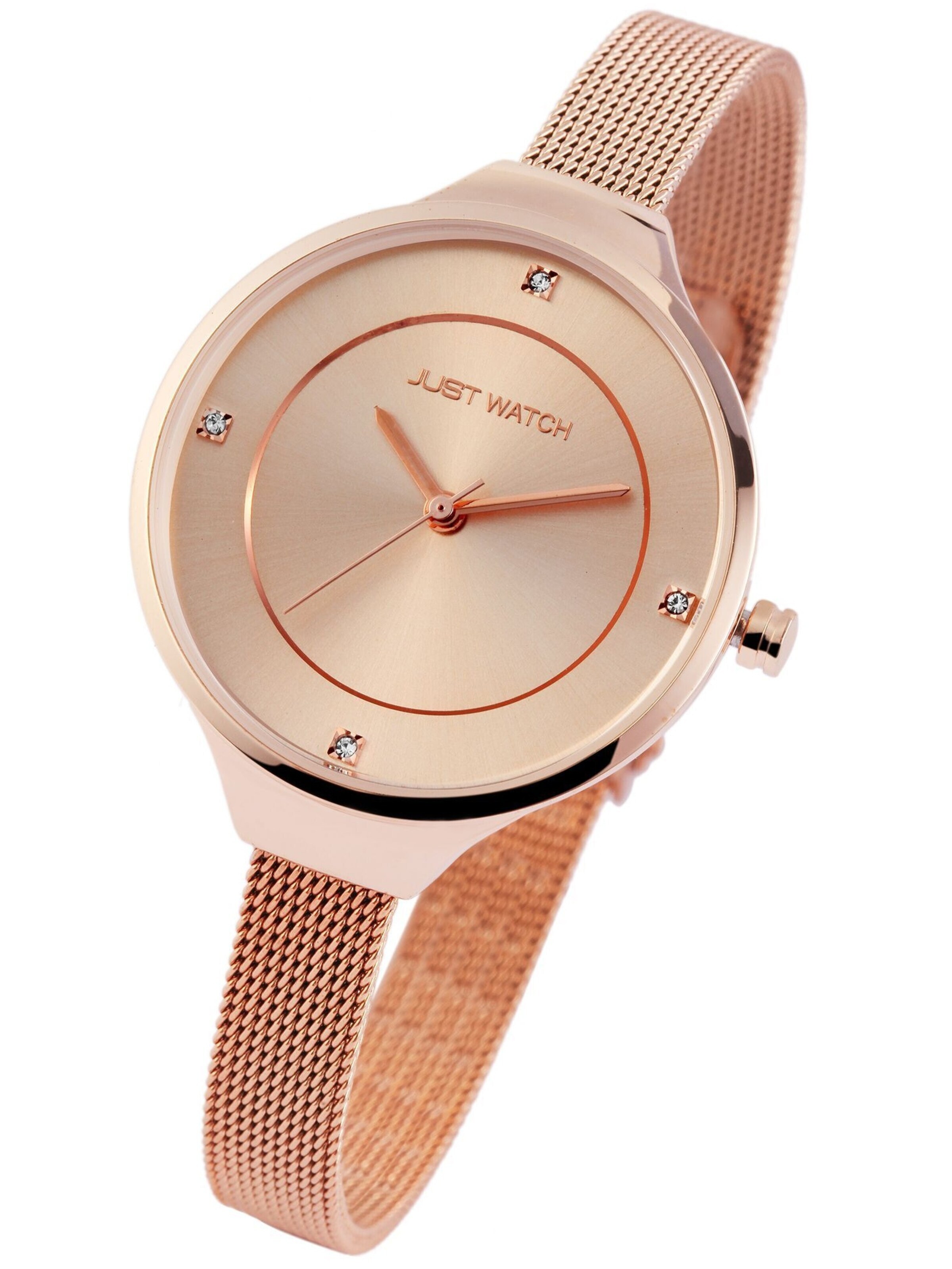 Just Watch Analog Watch 'Evie, 3 ATM' in Gold: front
