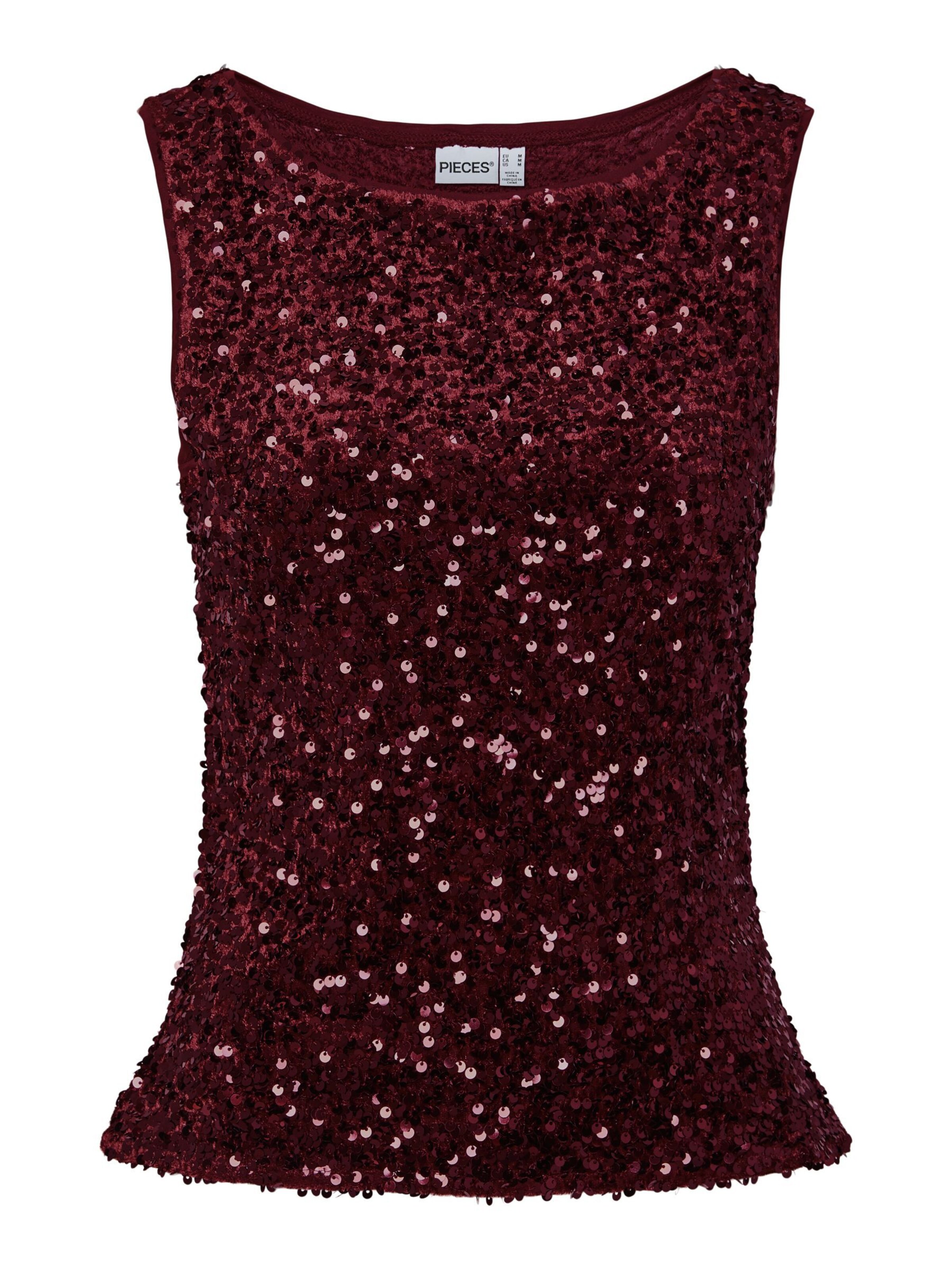 PIECES Top 'KAMMY' in Red: front