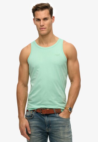 Superdry Top 'Essential' in Grün: Vorderseite