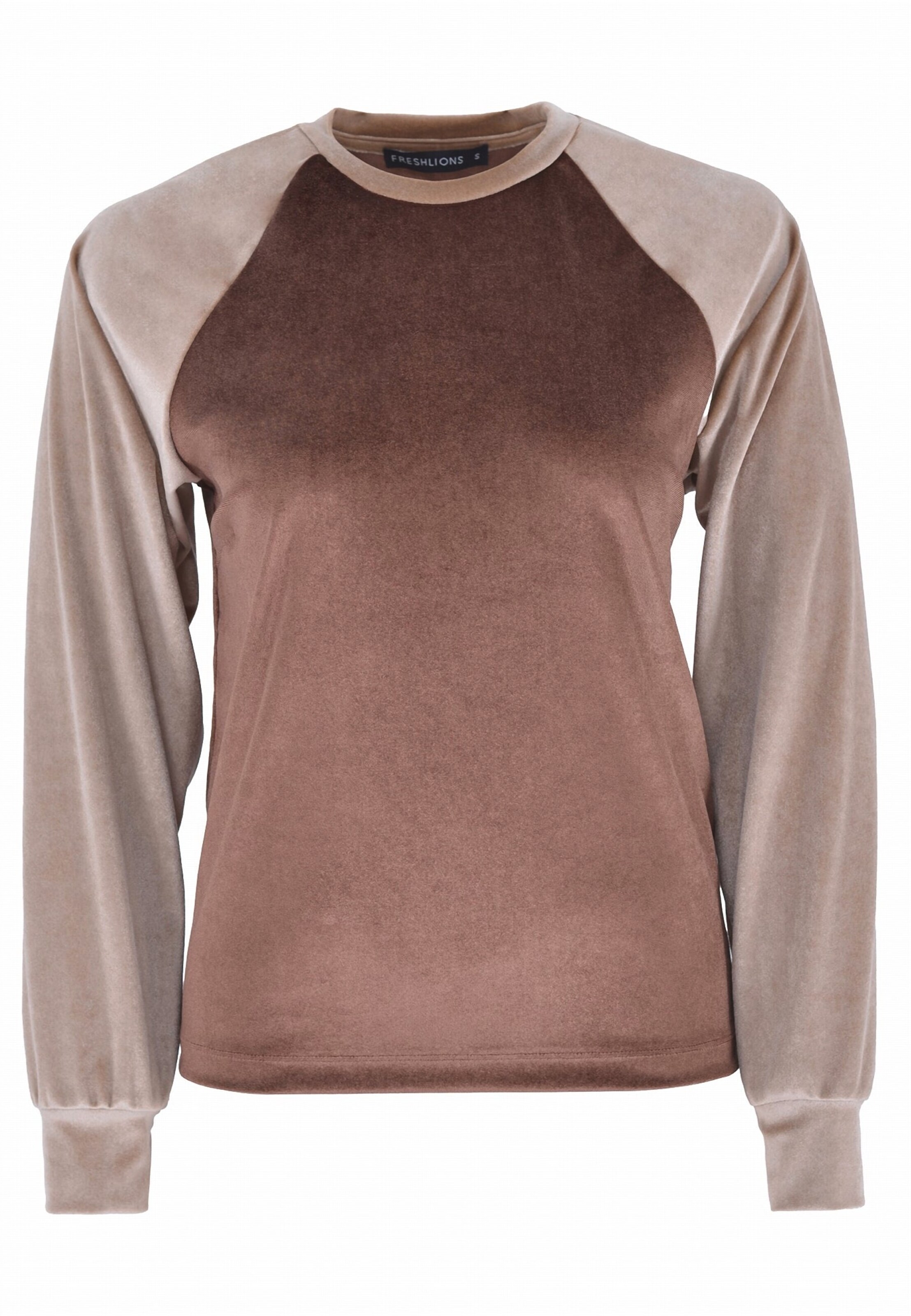 FRESHLIONS Sweatshirt 'Sally' in Brown: front