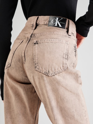 melns Calvin Klein Jeans Pakapēniski sašaurināts piegriezums Džinsi
