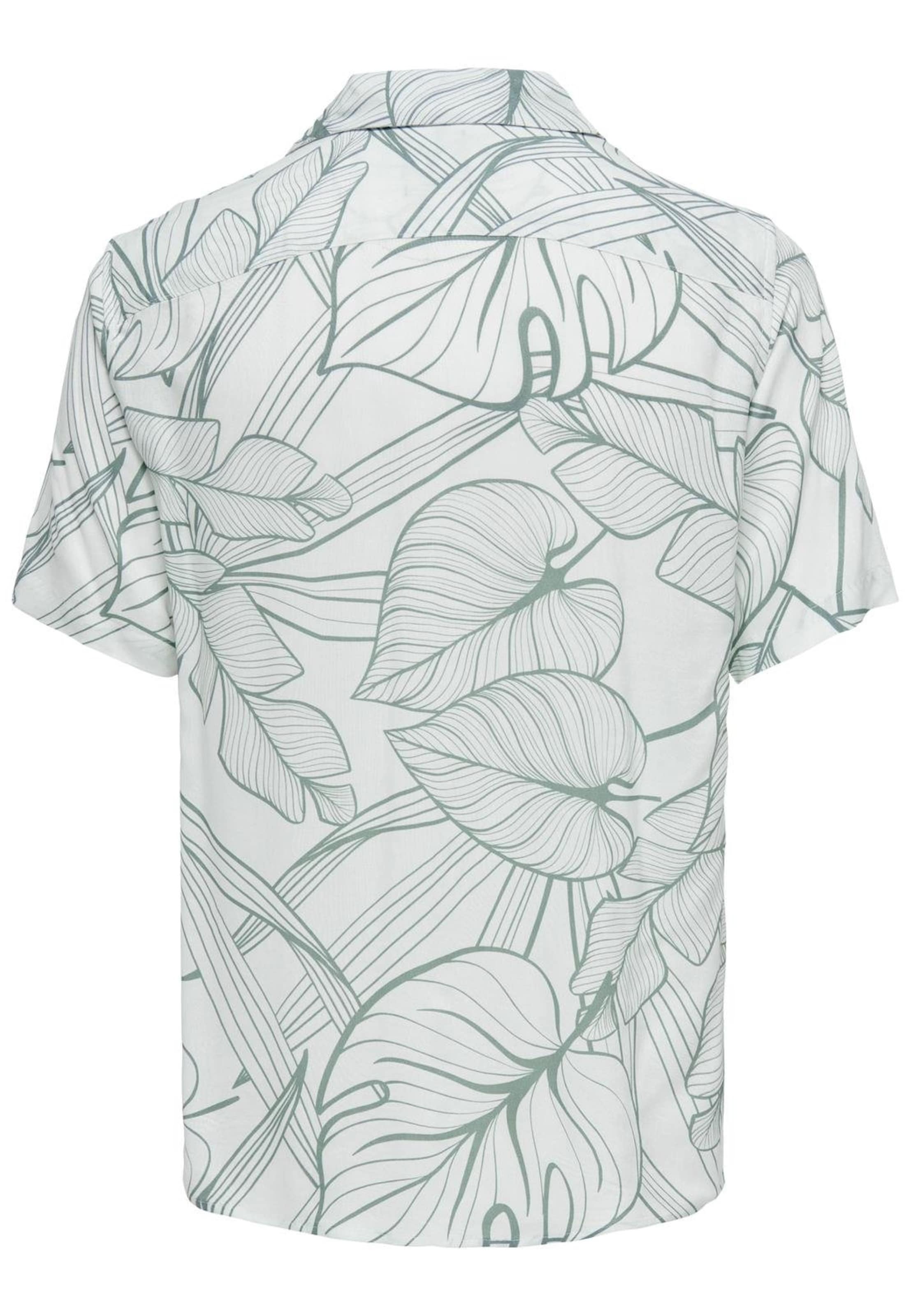 Only & Sons Regular Fit Skjorte 'Palo' i hvid