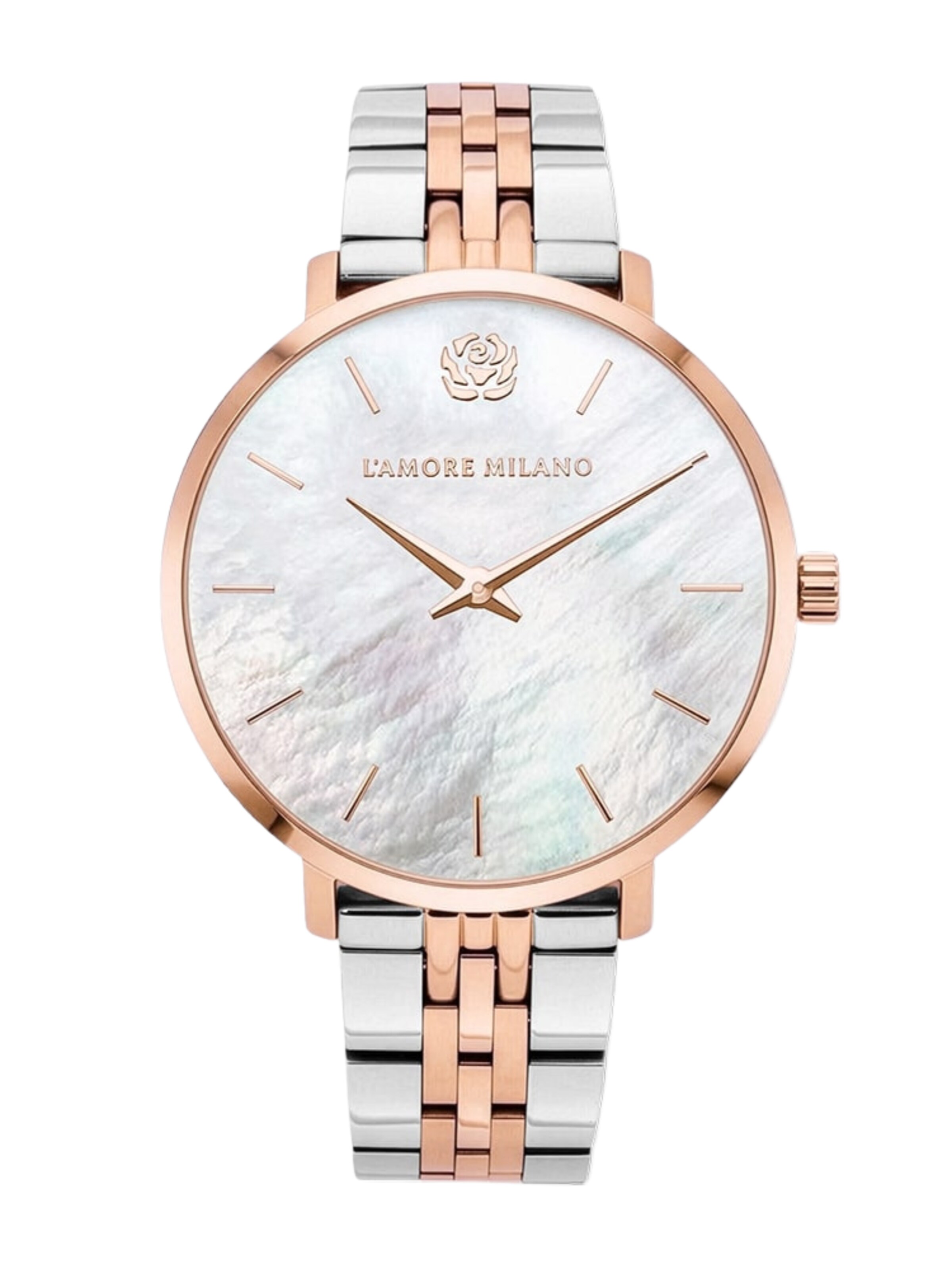 L'AMORE MILANO Analoguhr 'Giulia' in Gold: Vorderseite