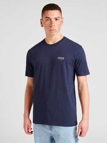 DENHAM T-Shirt 'INDIGO FLOWER' in Blau