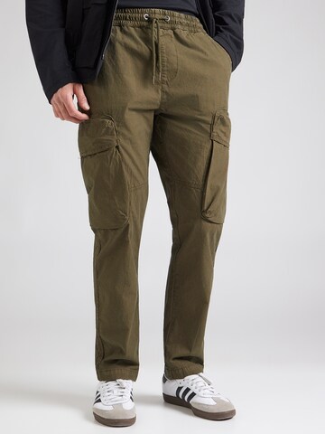 ALPHA INDUSTRIES - regular Pantalón cargo 'Division' en verde: frente