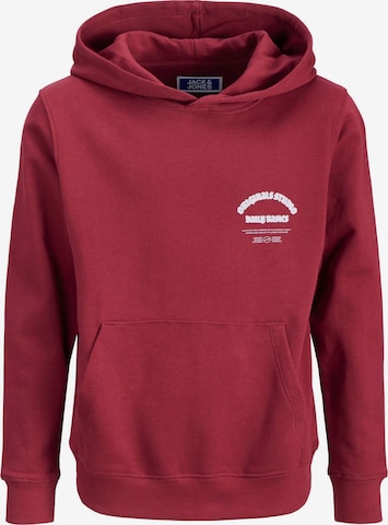 Jack & Jones Junior Sweatshirt in Rood: voorkant