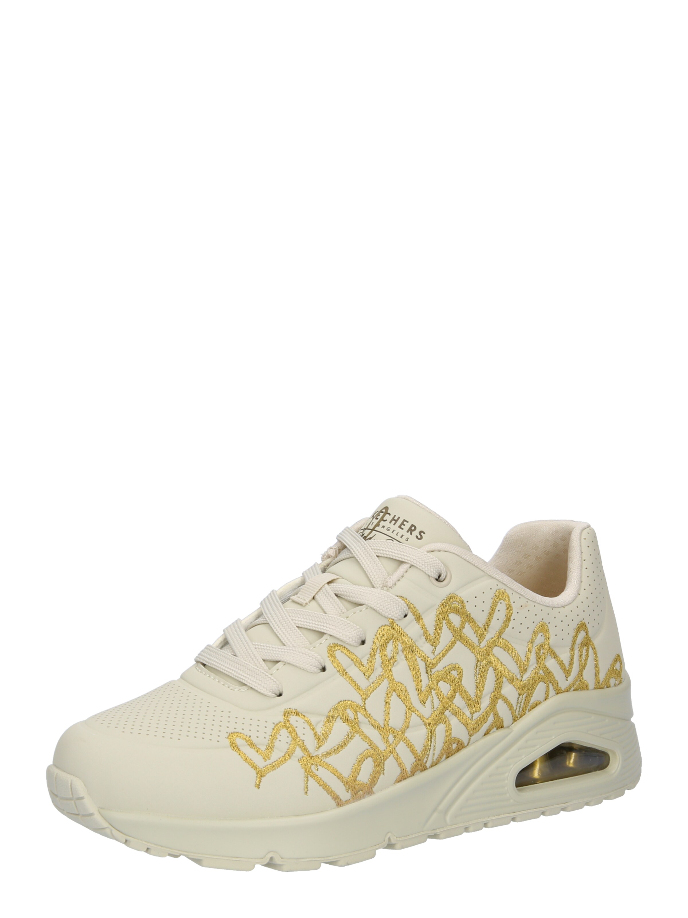 Baskets basses &#x27;Uno&#x27; SKECHERS en beige : devant