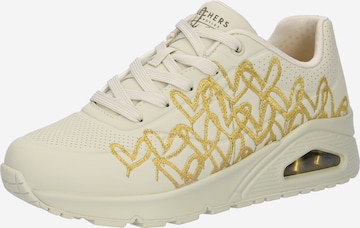 SKECHERS Sneaker low 'UNO' i beige: forside