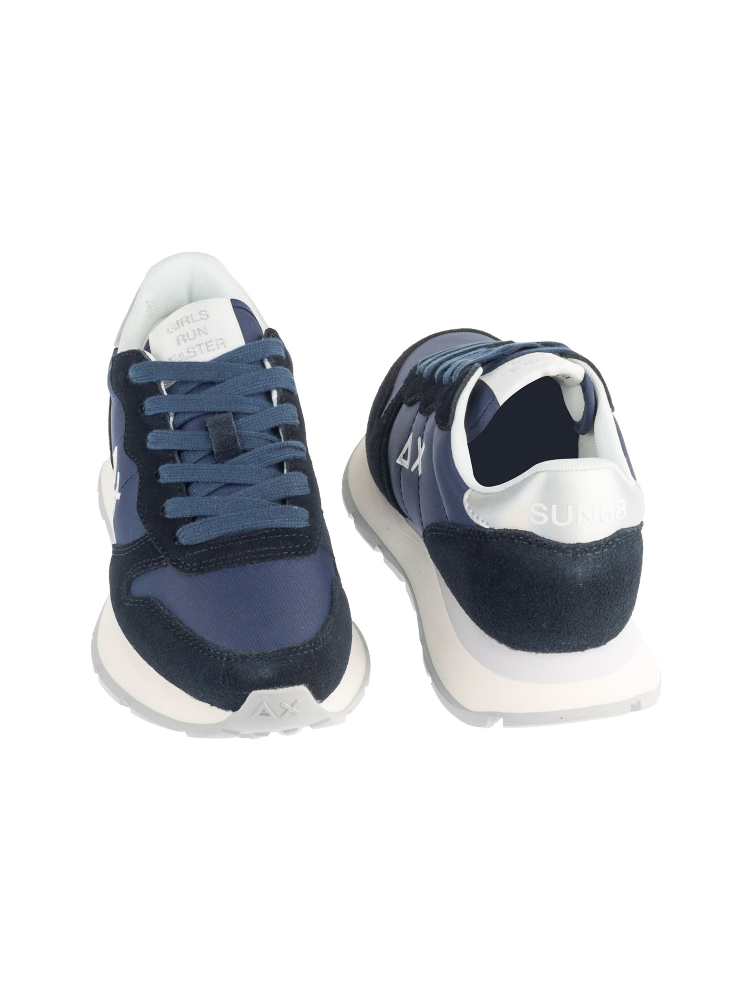 SUN68 Sneakers laag 'SUN68 Ally Gold Silver' in Blauw