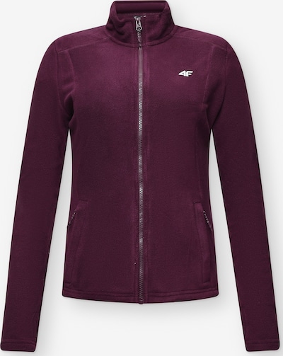 4F Funktionsfleecejacke in XS in burgunder, Produktansicht