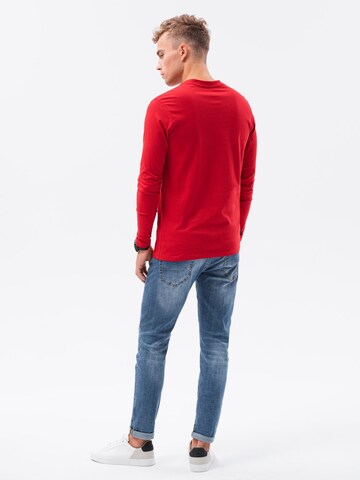 Ombre Shirt 'L133' in Rood