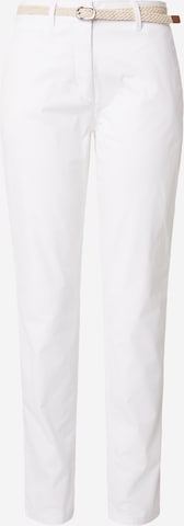 Slimfit Pantaloni chino di TOM TAILOR in bianco: frontale