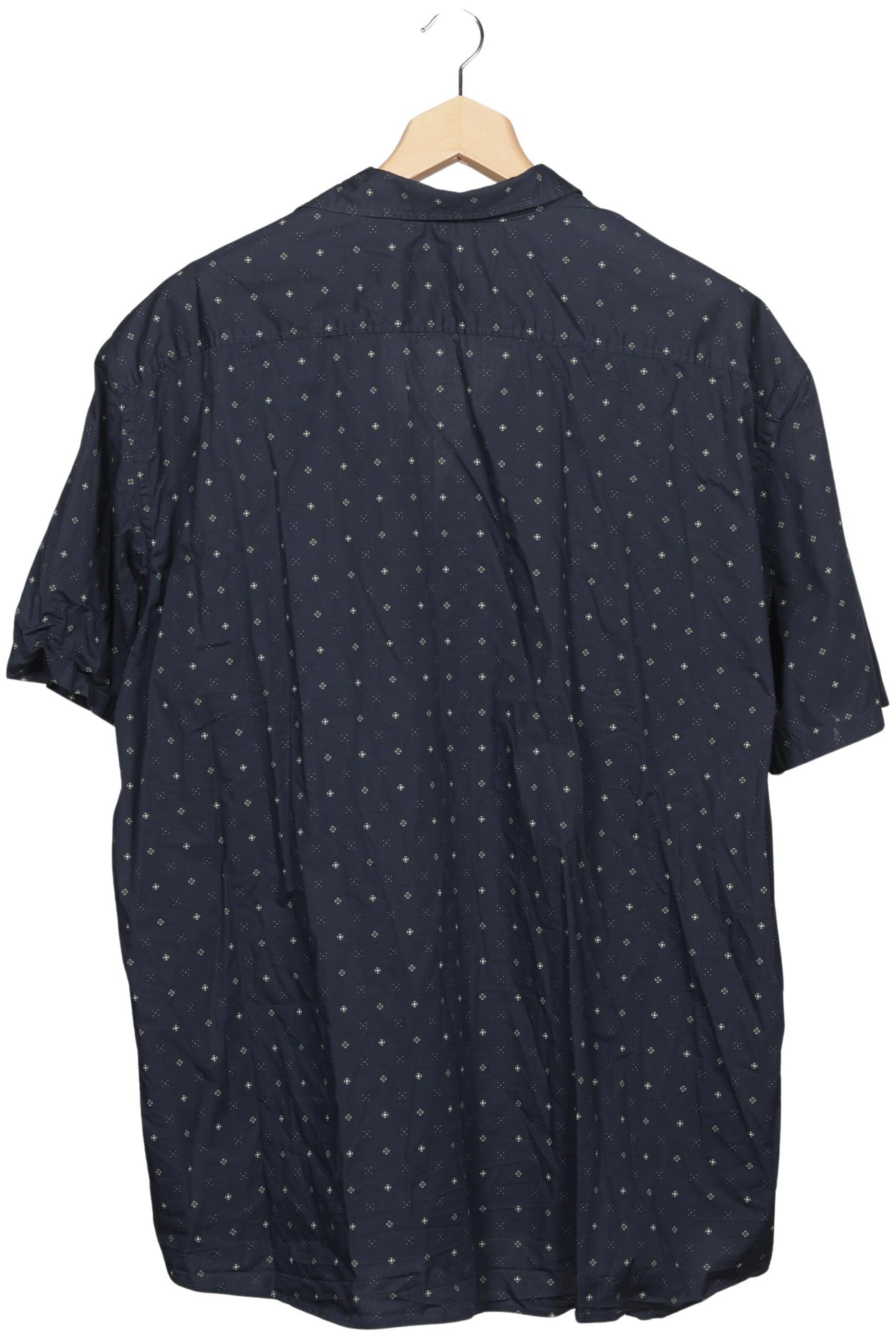 s.Oliver Button Up Shirt in 5XL in Blue