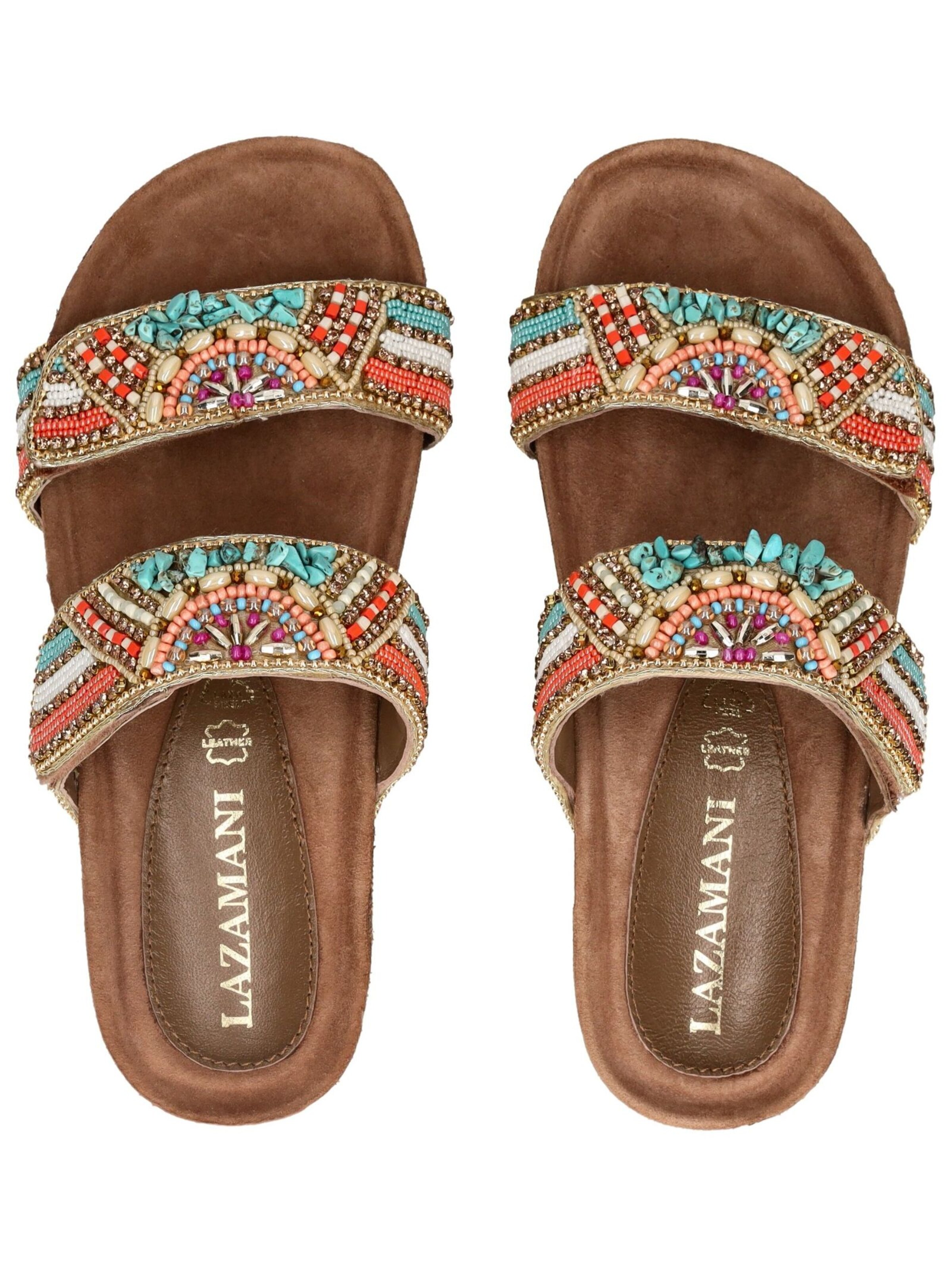 LAZAMANI Mules in Mixed colors