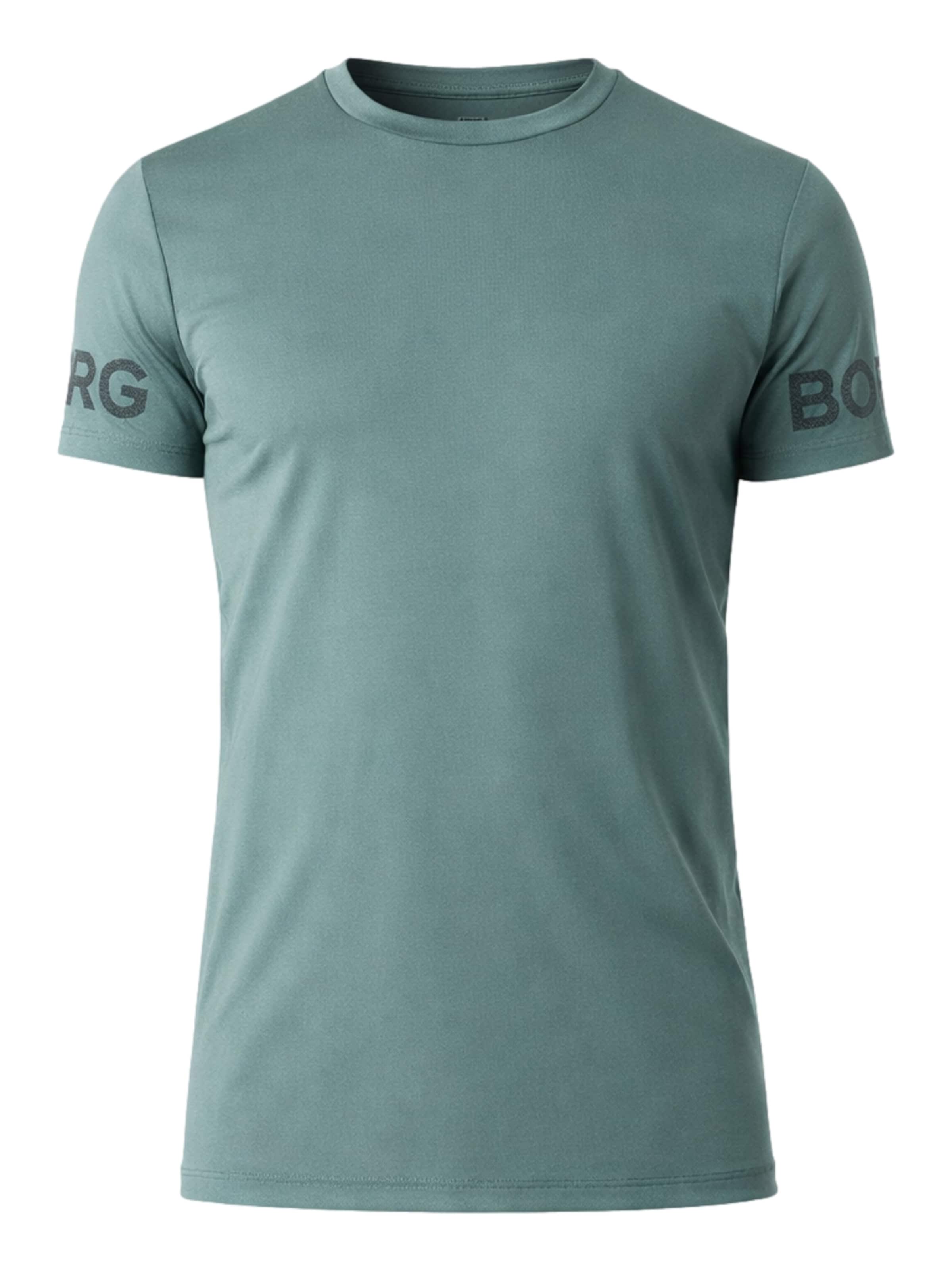 BJÖRN BORG Bluser & t-shirts i grøn: forside