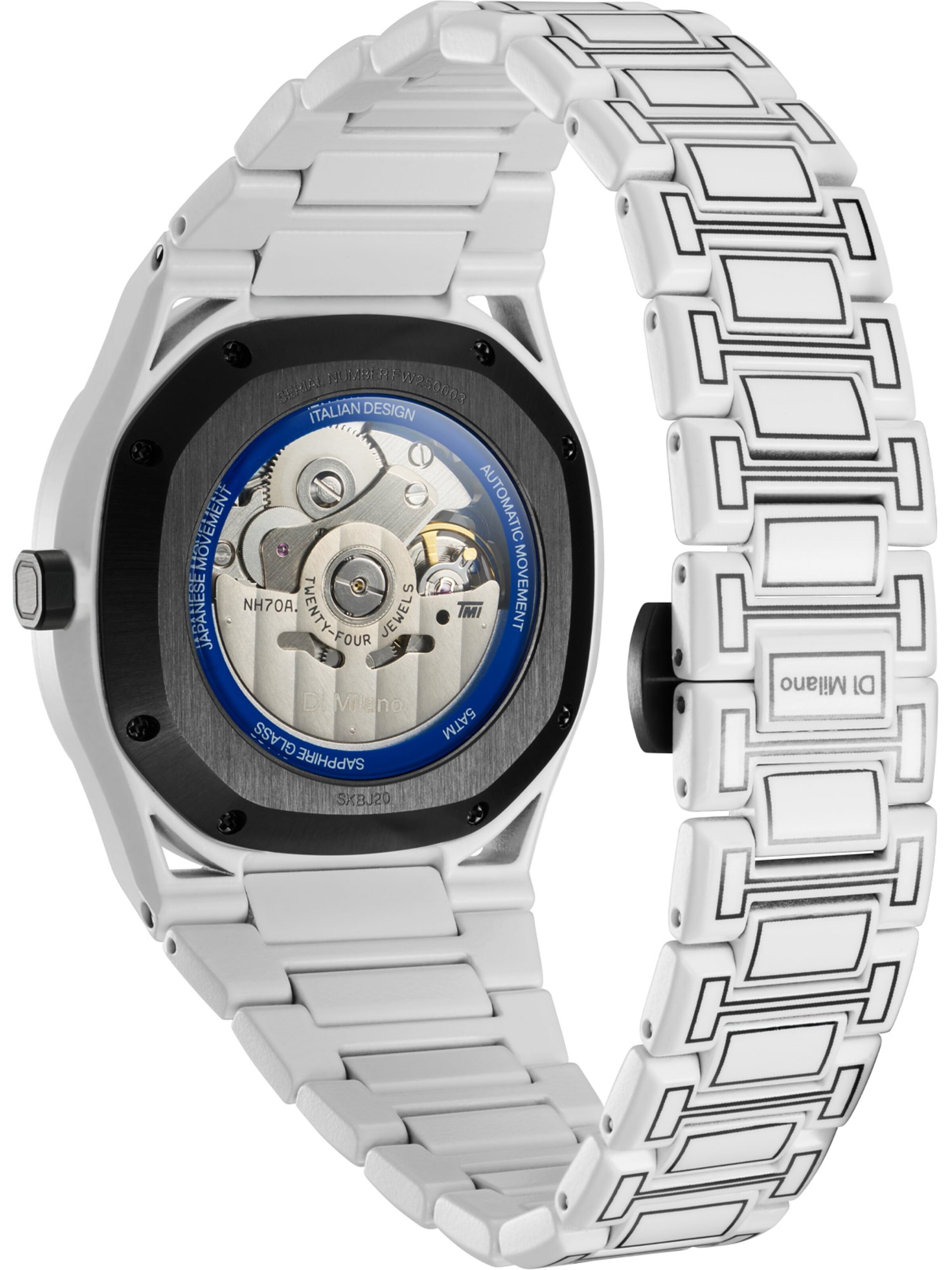 D1 Milano Analog Watch in White