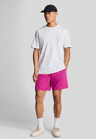 Lyle & Scott Loosefit Zwemshorts in Roze