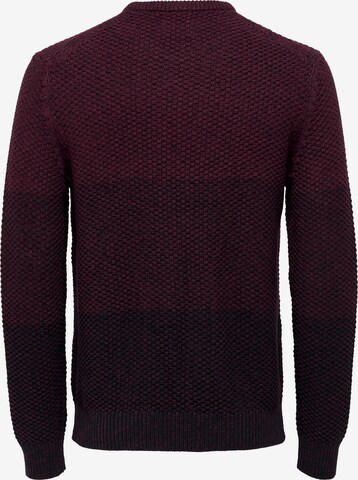 Only & Sons Sweater 'Tuck' in Red: front