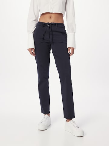 GERRY WEBER - Slimfit Pantalón chino en azul: frente