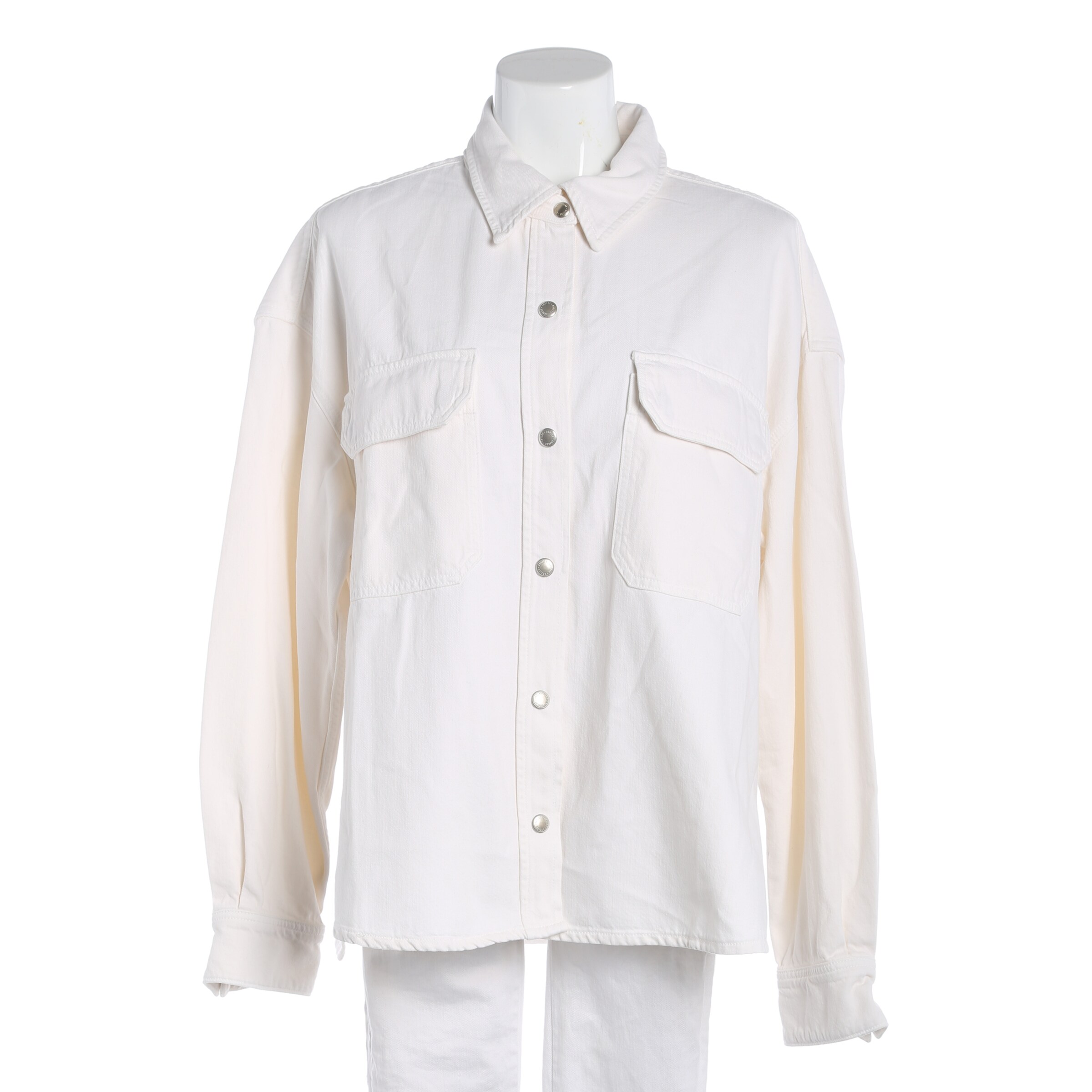 AGOLDE Jacket & Coat in L in White: front