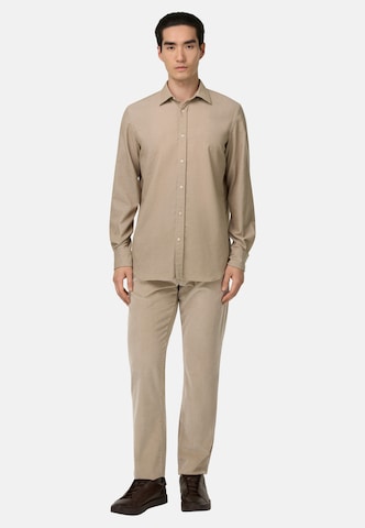 Coupe regular Chemise Boggi Milano en beige