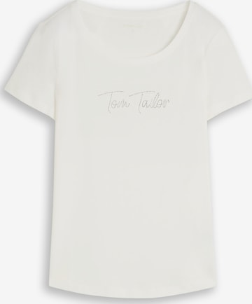 TOM TAILOR Tričko – bílá: přední strana