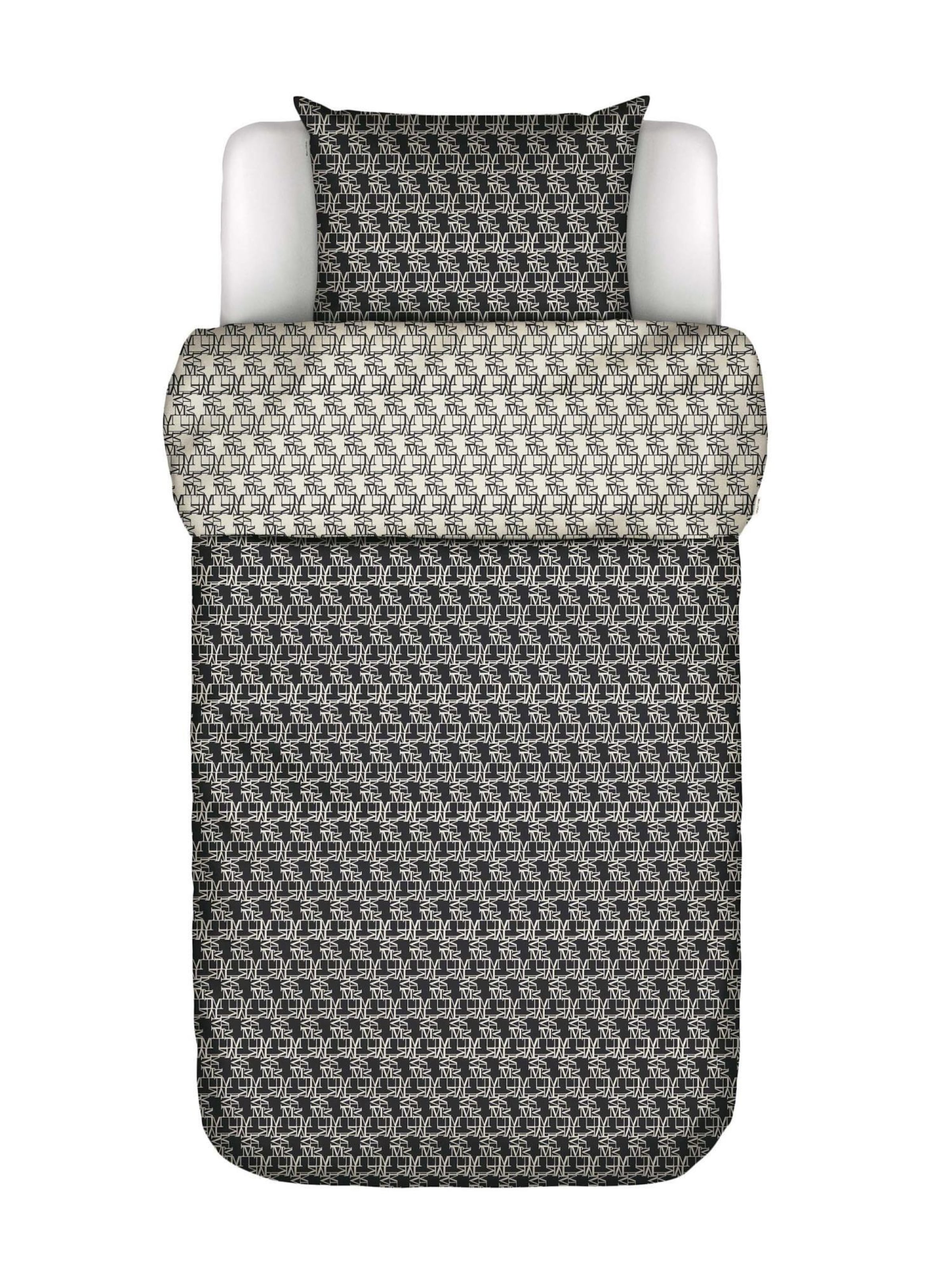 Marc O'Polo Bettwäsche in Schwarz: Vorderseite