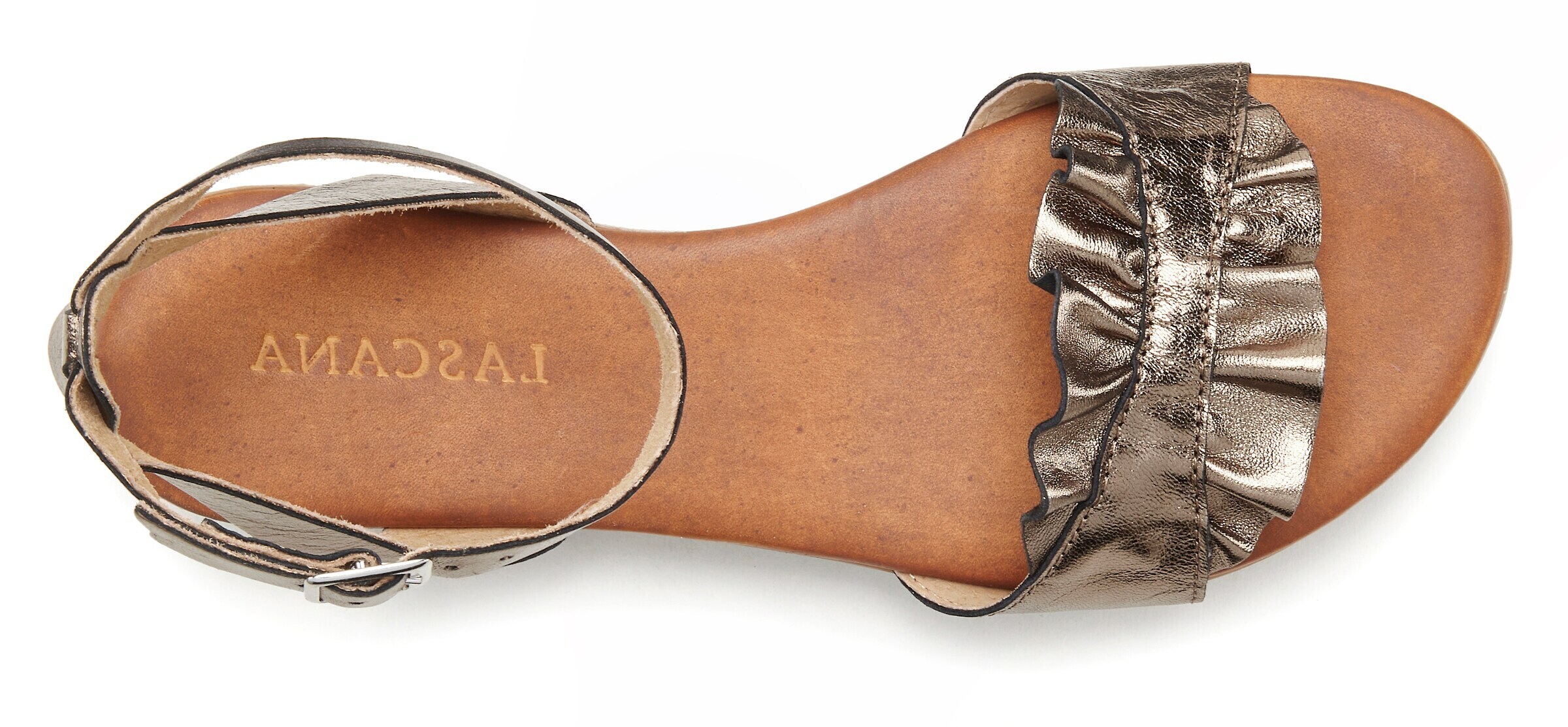 LASCANA Strap Sandals in Gold