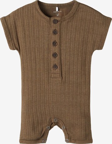 NAME IT Dungarees 'Hansk' in Brown: front