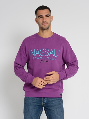 NASSAU Beach Club Sweatshirt in Lila