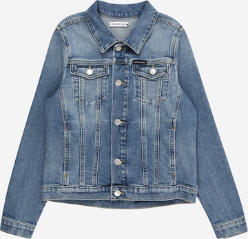 Calvin Klein Jeans Overgangsjakke 'AUTHENTIC' i blå: forside