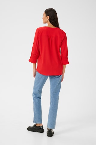 Kaffe - Blusa 'KALinda' em vermelho