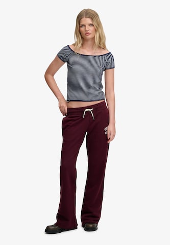 Superdry & Co Flared Broek in Rood