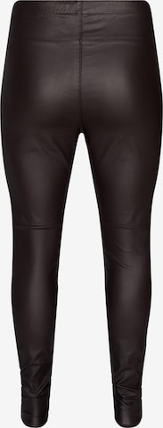 Zizzi Skinny Legginsy w kolorze brązowy