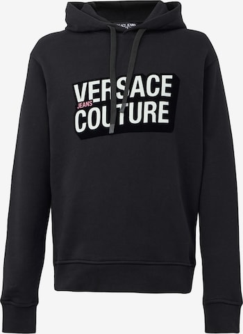 Versace Jeans Couture Bluzka sportowa w kolorze czarny: przód