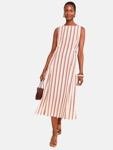 love & roses Kleid in Beige: Vorderseite